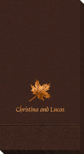Little Autumn Leaf Guest Towels